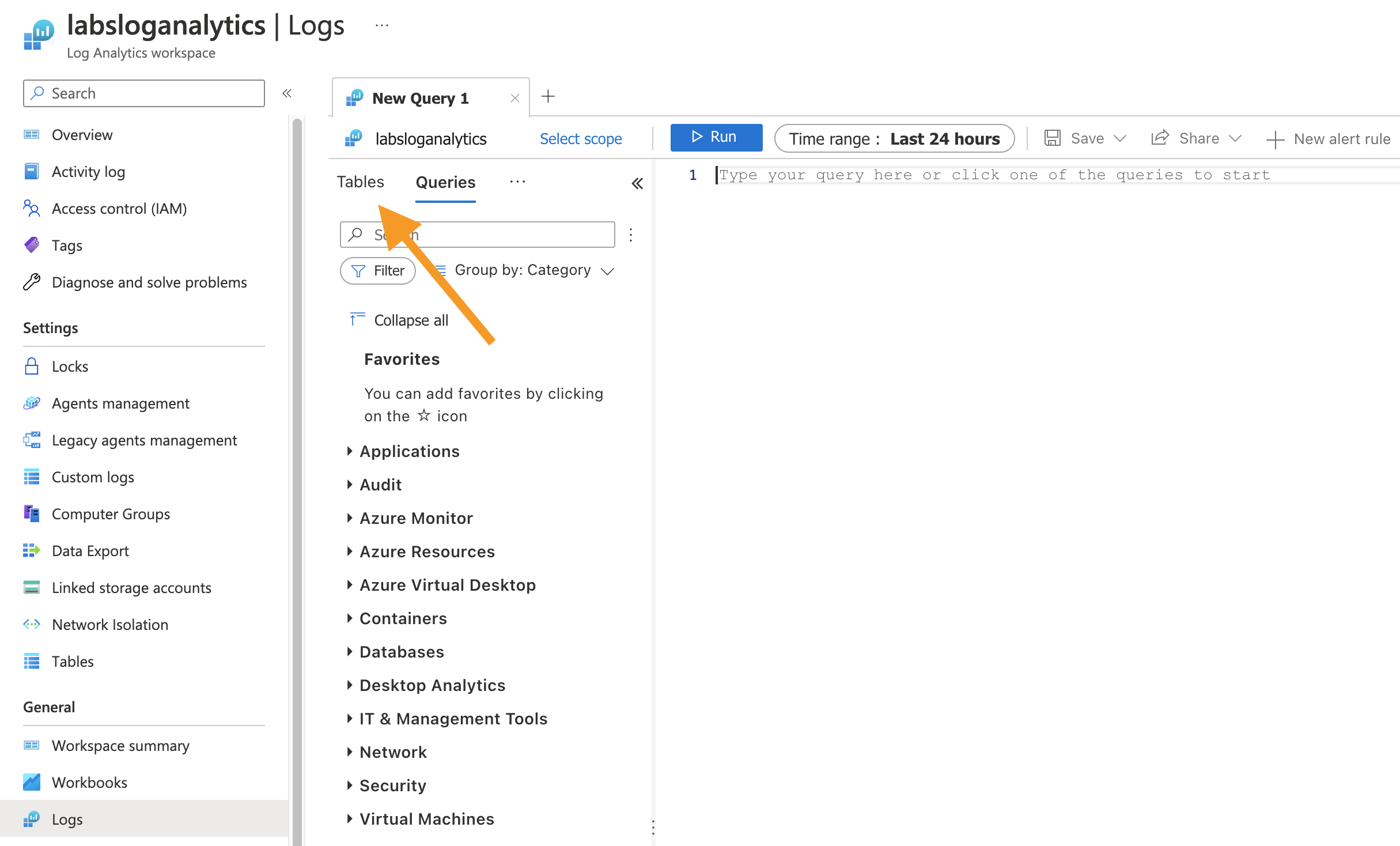 Log Analytics tables